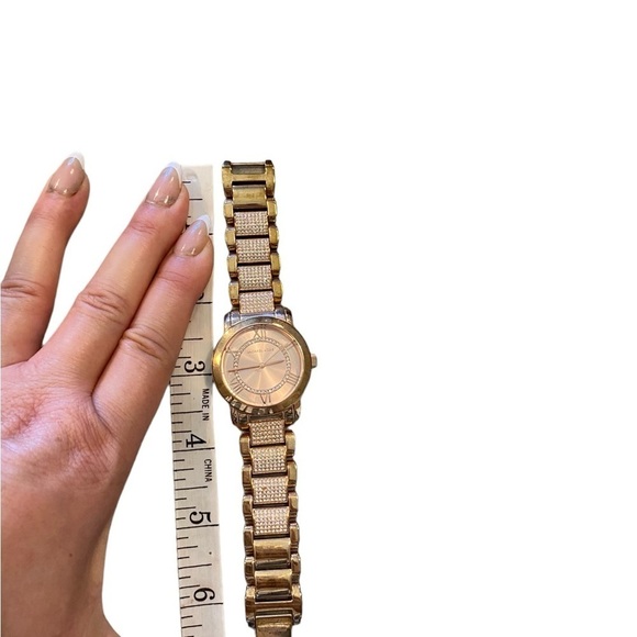 Michael Kors Rose gold Tone crystal encrusted watch Time Piece Christmas Gift - Picture 9 of 11